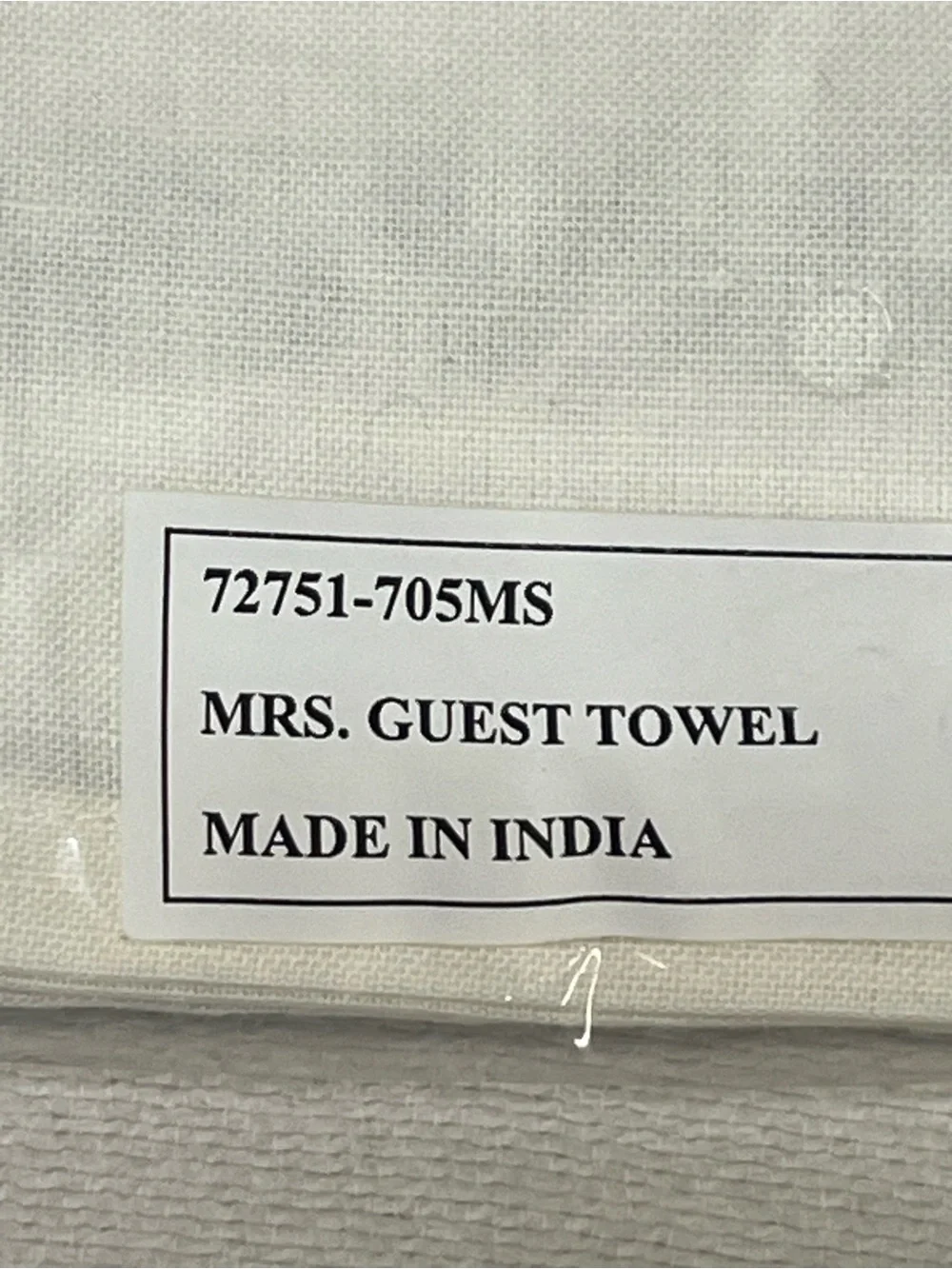 New - Mackenzie Childs KING / QUEEN / MRS / MR cotton/linen guest towel bundle